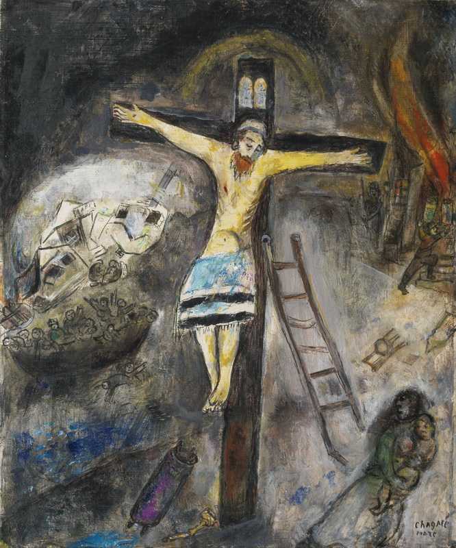 «колорит»: вечное распятие. символика в картинах м.шагала