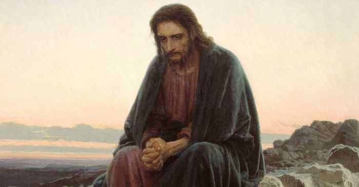 Картину «христос в пустыне» крамской писал слезами и кровью