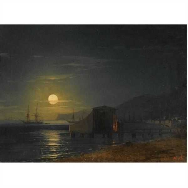 Сочинение по картине айвазовского море. лунная ночь 9 класс описание