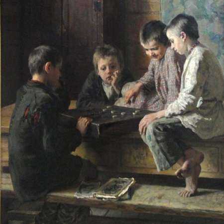 Описание картины «ученицы» богданов-бельский 1901 года