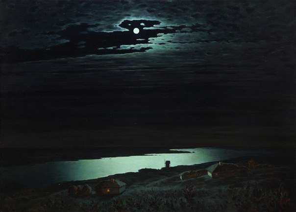 Куинджи архип «лунная ночь на днепре» описание картины, анализ, сочинение