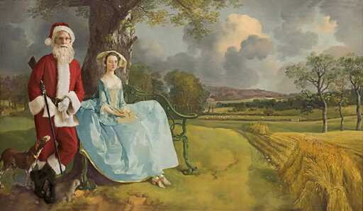 Описание Портрета мистера и миссис Эндрюс - Томас Гейнсборо Около 1750