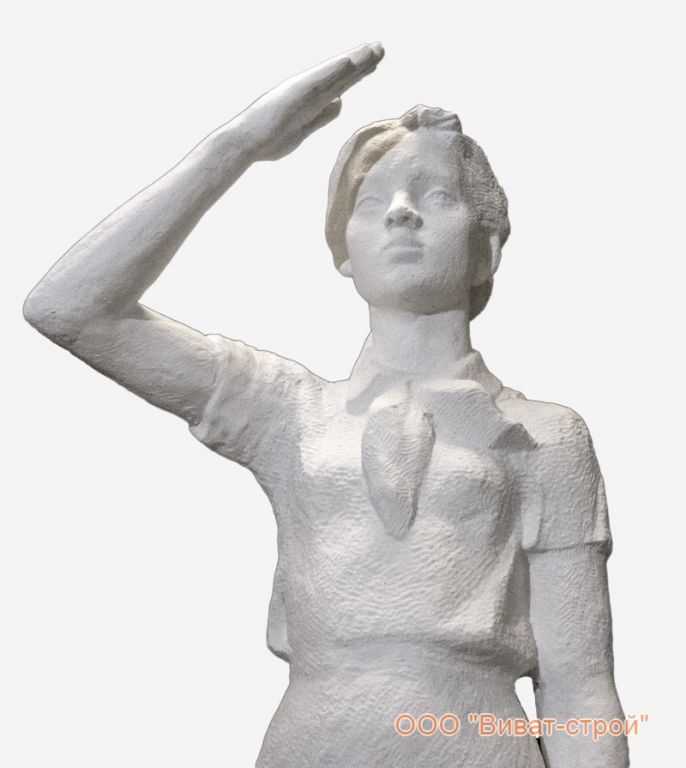 Обзор и описание скульптуры Девушка с веслом Фамилия модели, позирующей скульптору - Вера Волошина