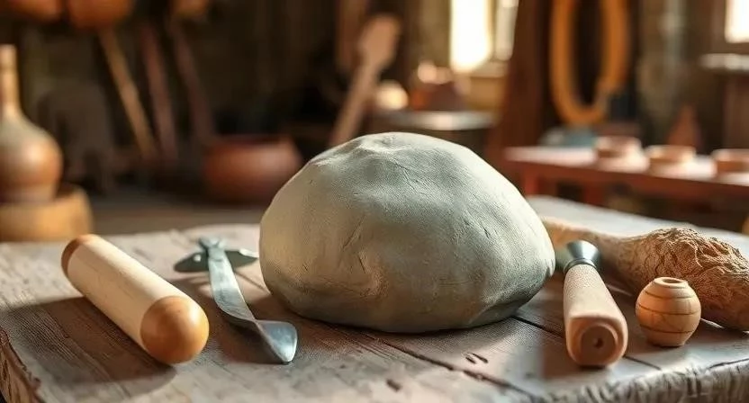Лепка из глины в этнографическом музее