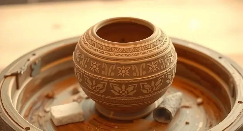 Лепка из глины в этнографическом музее