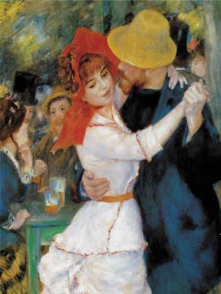 Танец в буживале, ренуар, 1883