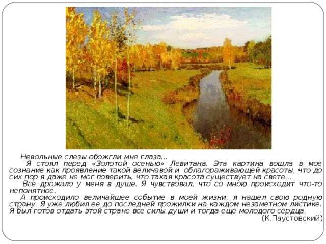 Сочинение по картине левитана «озеро русь»: описание последней монументальной работы художника