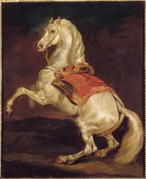 Описание картины Жерико Скачки в Эпсоме, выполненной в 1821 году Картина находится в Лувре