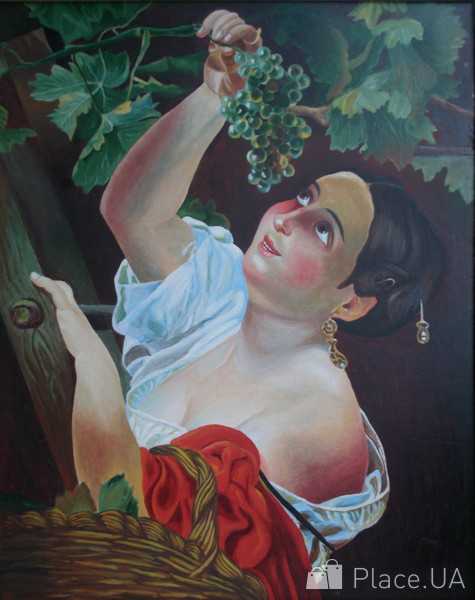 Брюллов "девушка, собирающая виноград" описание картины, анализ, сочинение - art music