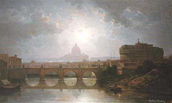 Щедрин с.ф. новый рим. замок святого ангела. 1823