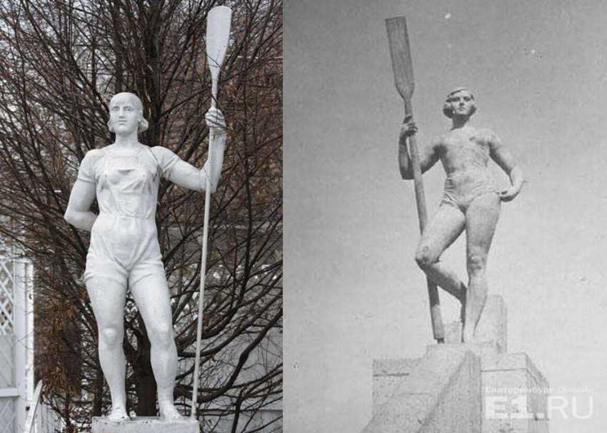«девушка с веслом»: главный секрет культовой статуи ссср