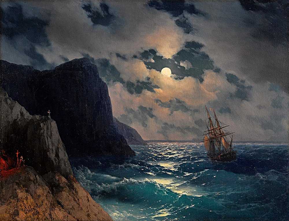 Смотр черноморского флота в 1849 году (айвазовский, 1886)