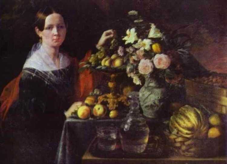 Хруцкий иван – цветы и плоды гтг 900 картин самых известных русских художников
