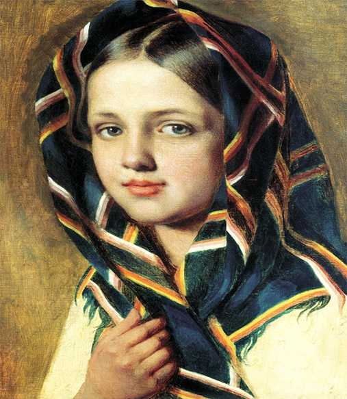 Сочинение по картине венецианова "девушка в платке"