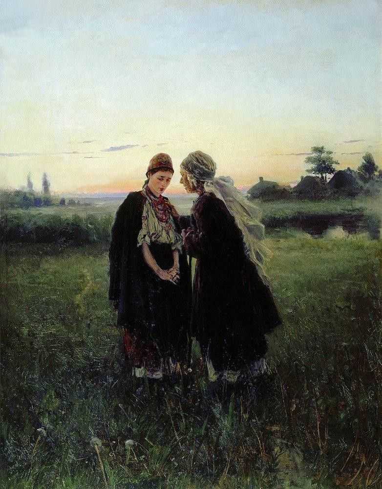 Картина На бульваре - Владимир Егорович Маковский 1886-1887 Холст, масло 53x68