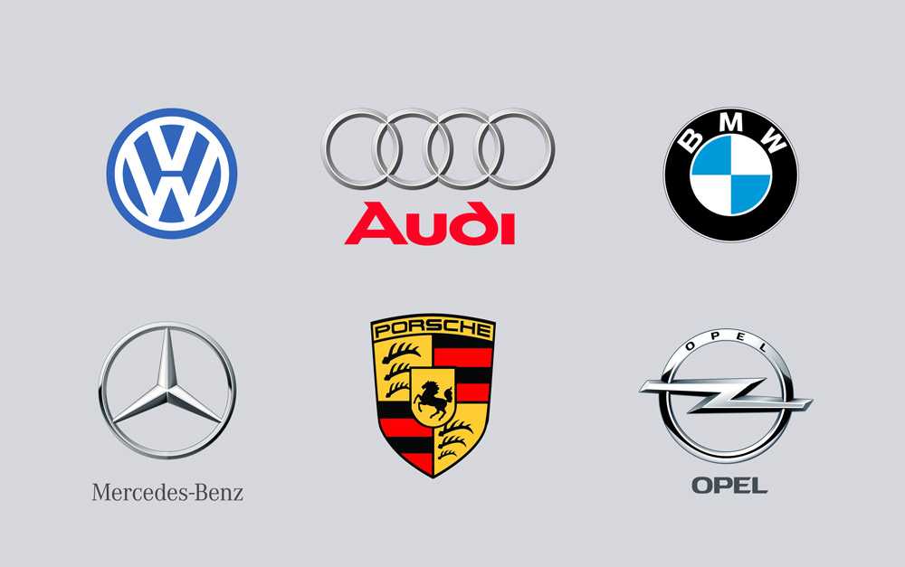 Марки немецких авто - значки и эмблемы самых известных автомобилей из германии