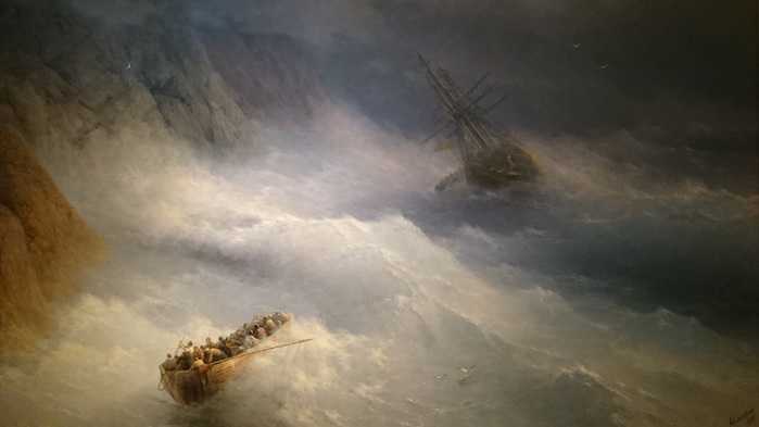 Айвазовский иван «тонущий корабль» описание картины, анализ, сочинение