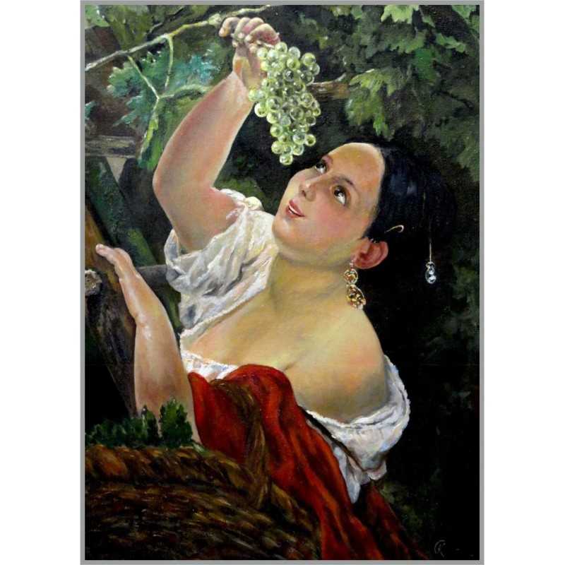 Картина карла павловича брюллова «девушка, собирающая виноград в окрестностях неаполя»