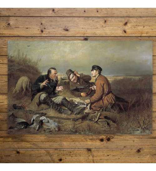 «охотники на привале» – как перов написал свою знаменитую картину?