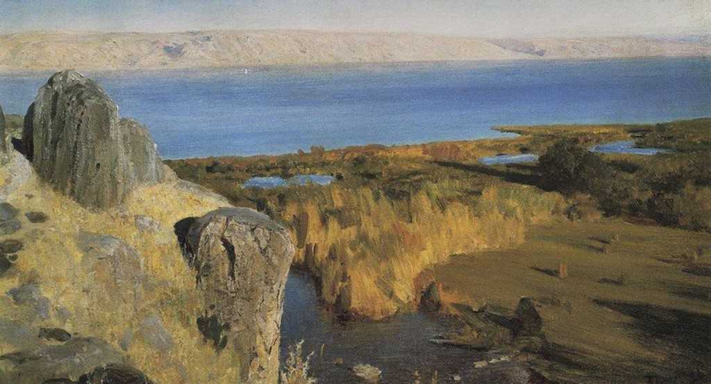 Поленов в.д. на тивериадском (генисаретском) озере. 1889 | izi.travel