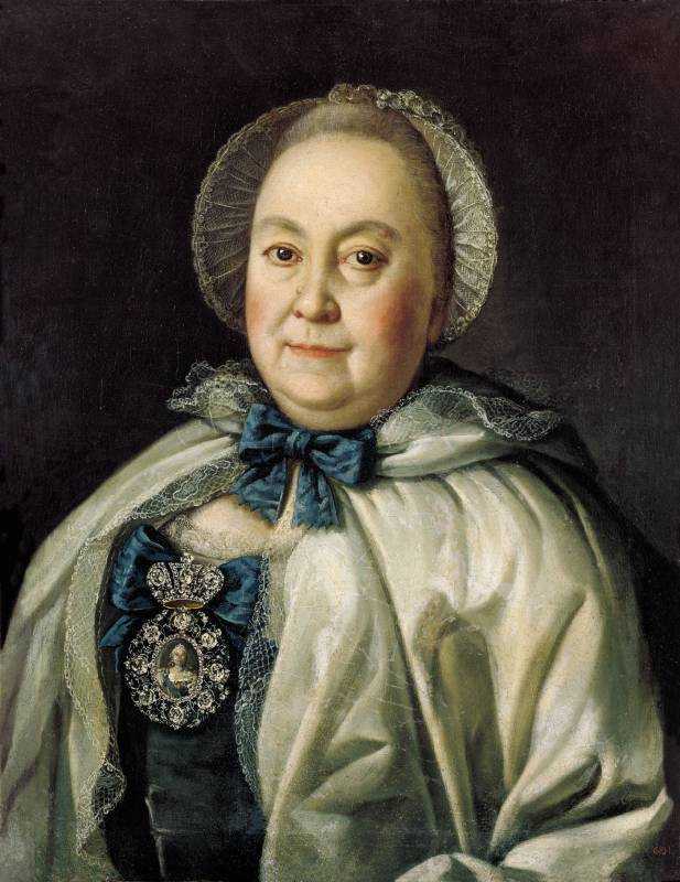 Антропов а.п. портрет м. а. румянцевой. 1764