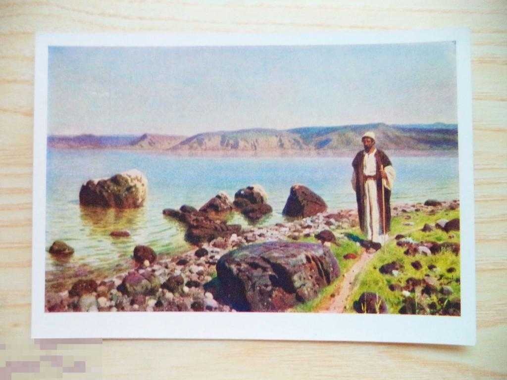 Поленов в.д. на тивериадском (генисаретском) озере. 1889