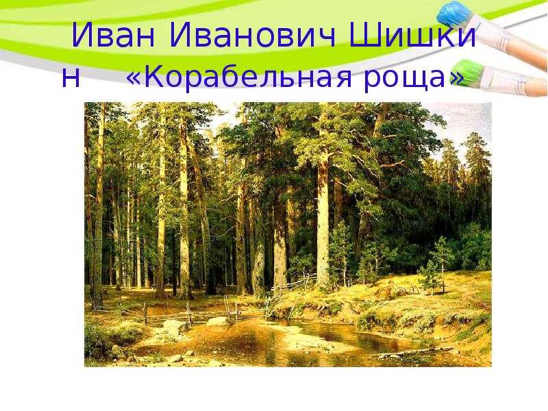 Картина шишкина сосновый бор. мачтовый лес в вятской губернии