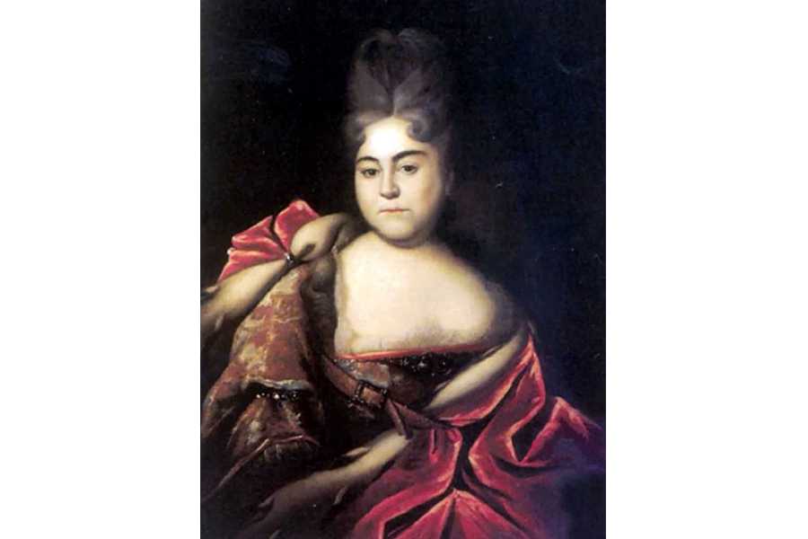 И.н. никитин. портрет царевны прасковьи ивановны. 1714. грм