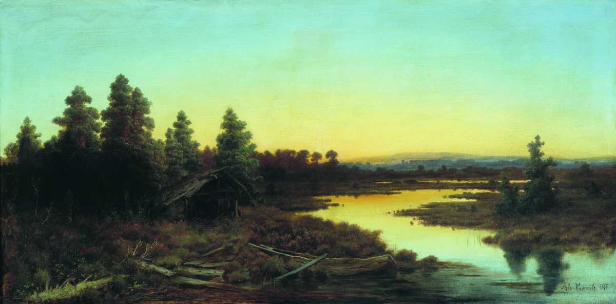 Саврасов "пейзаж с рекой и рыбаком" описание картины, анализ, сочинение - art music