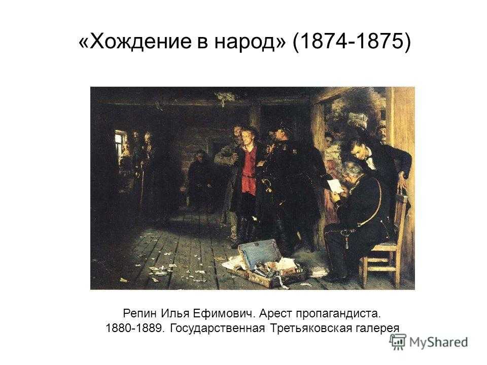Картина репина «арест пропагандиста» описание и секреты картины