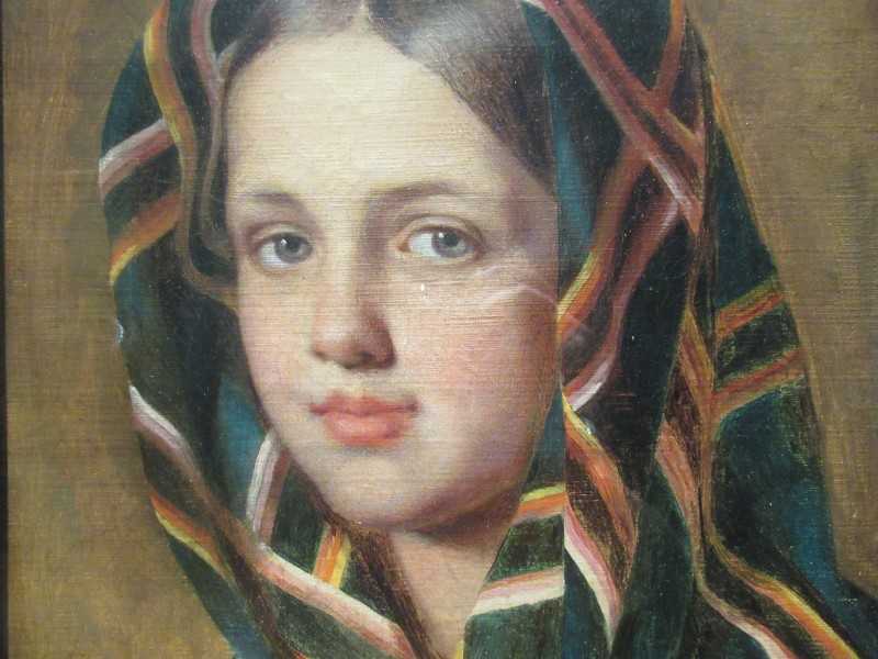 Помогите написать сочинение по картине а .г. венецианова "девушка в клетчатом платке": русский язык - отвечаем правильно