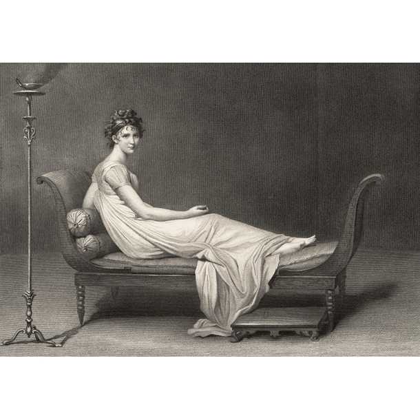 Портрет мадам рекамье (картина давида, 1800)