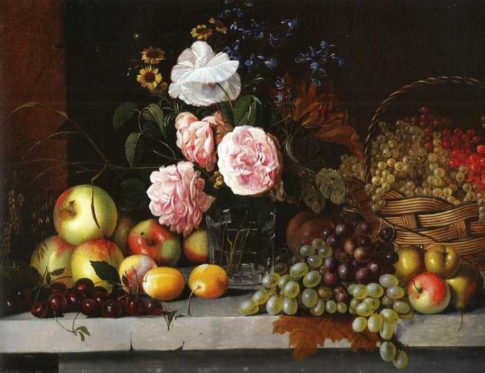 Хруцкий иван - цветы и плоды гтг - (картина)