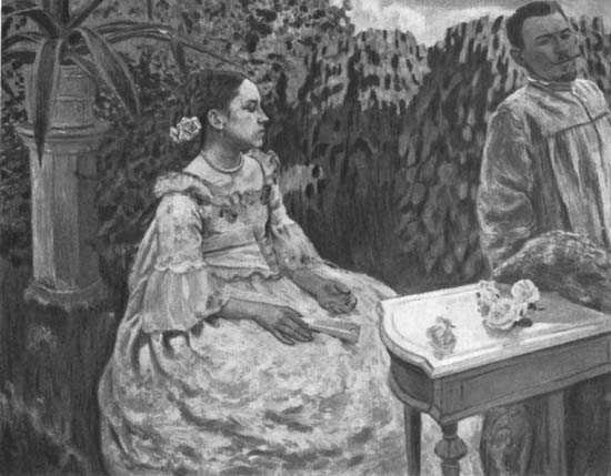 «автопортрет с сестрой» виктор борисов-мусатов, 1898 год