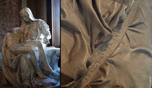 Пьета микеланджело: описание скульптуры, где находится, история создания, разрушение и реставрация
