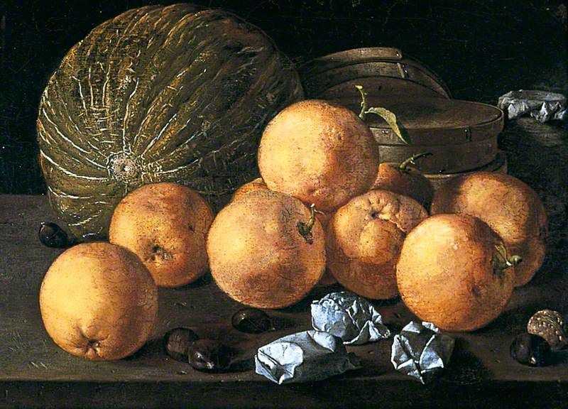 «натюрморт с ветчиной, яйцами и сосудами» мелендес, луис, 18 века