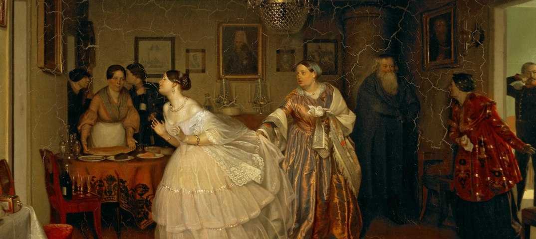 «разборчивая невеста» федотов. картина 1847 года