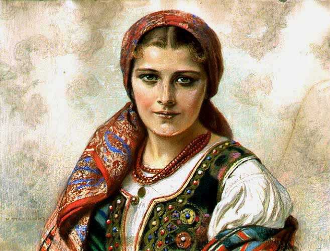 «карими очами и черными бровями»: украинские красавицы на колоритных портретах известных живописцев разных времён