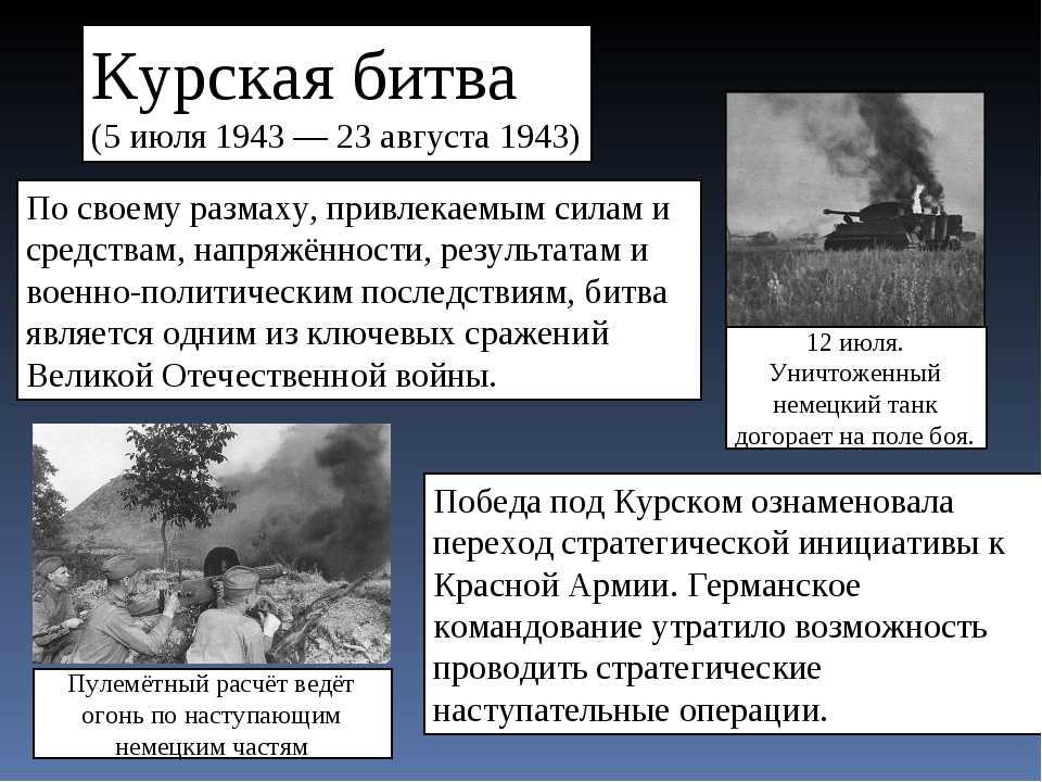 Стратегический обзор военных действий   в годы великой отечественной войны 1941-1945 гг.