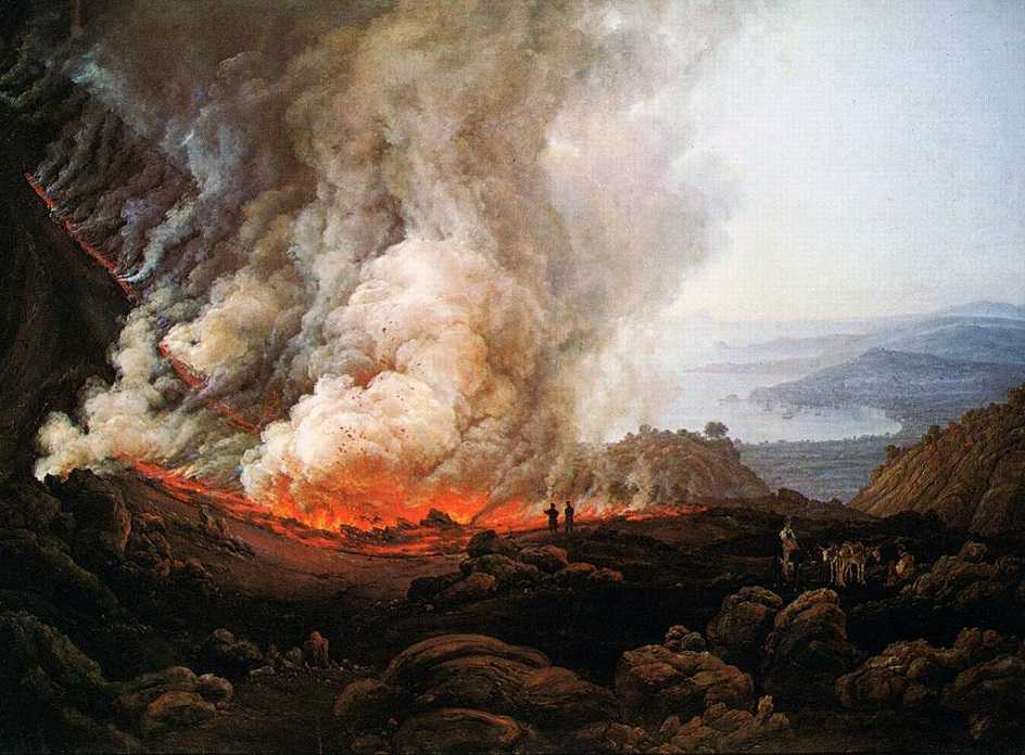 Везувий в извержении (картина райта)