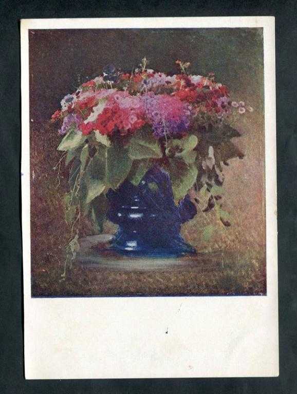 Описание картины Ивана Николаевича Крамского Букет цветов Флоксы Текст можно использовать в вашем сочинении