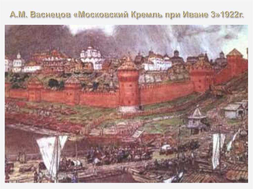 Сочинение-описание картины васнецова «московский кремль при иване калите»