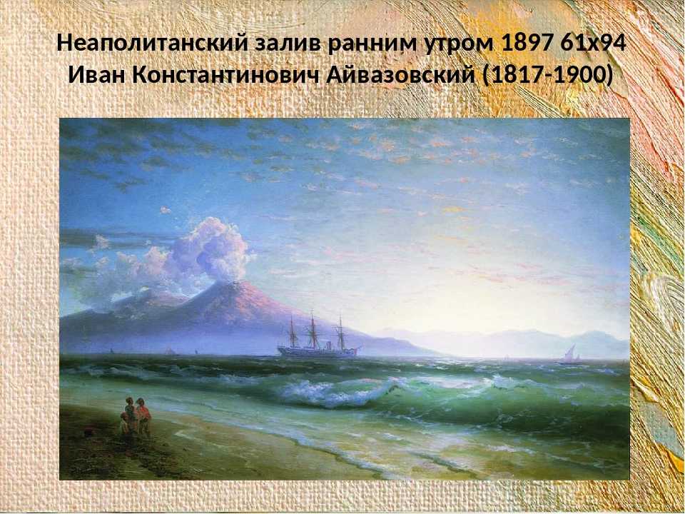 Сочинение-описание по картине айвазовского море. коктебельская бухта